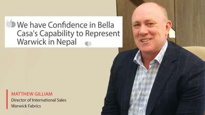 We have Confidence in Bella Casa's Capability to Represent Warwick in Nepal