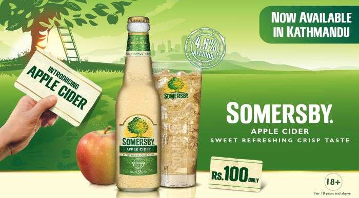 Gorkha Brewery Launches Somersby Apple Cider