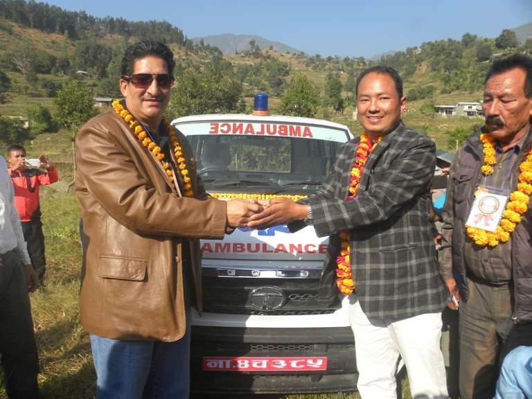 Himalayan Bank Grants Ambulance
