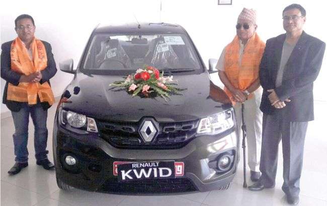 New Model of Kwid Unveiled in Pokhara