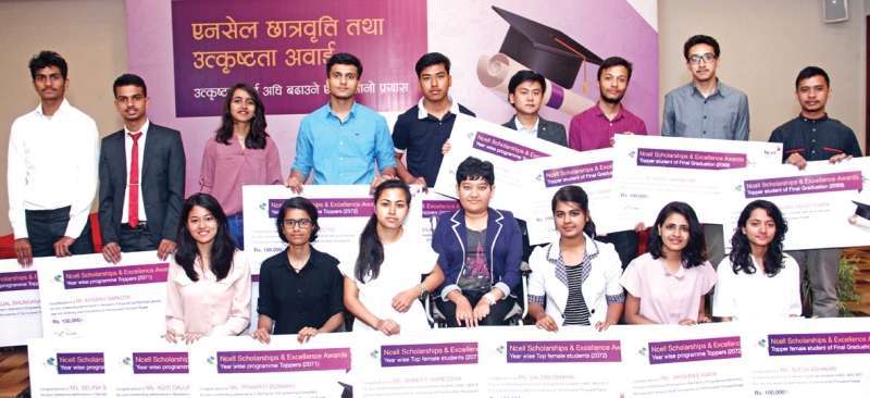Ncell Scholarships and Excellence Awards to IOE Students