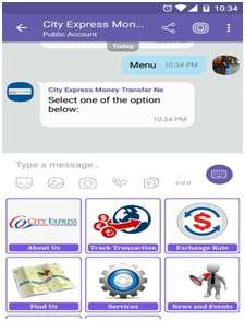 City Express Introduces Remittance information on Viber