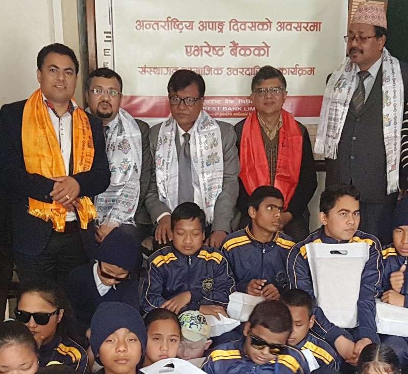 Everest Bank Helps Disabled Children