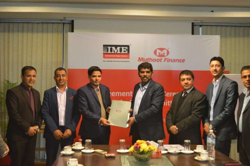IME and Muthoot Finance Sign Agreement for Indo-Nepal Remittance Service