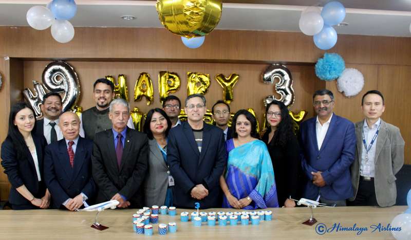 Himalaya Airlines celebrates its 3rd Anniversary