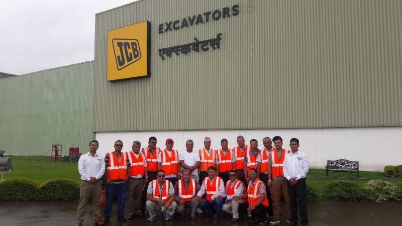 JCB's Customers visit Pune Manufacturing Factory