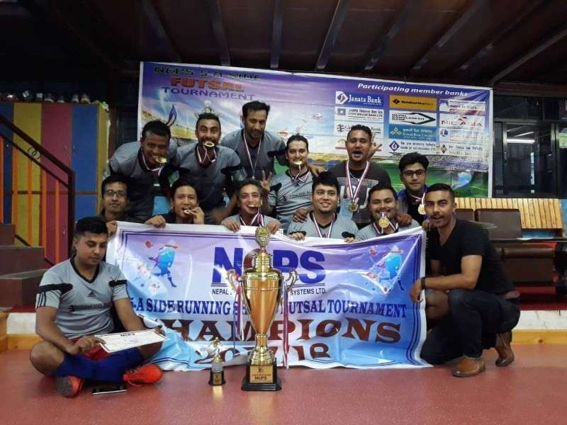 Global IME Bank wins 2nd NEPS Running Shield Futsal