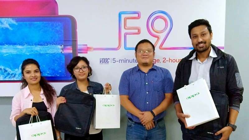 OPPO hands over Prizes to Winners of "OPPO Teej Selfie Contest"