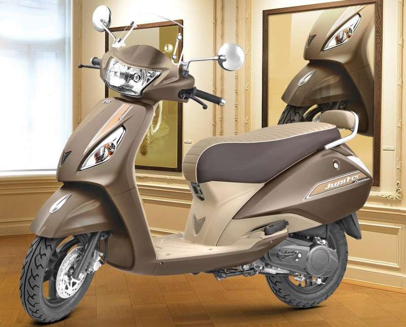 TVS Jupiter Classic Now Available in Autumn Brown Colour