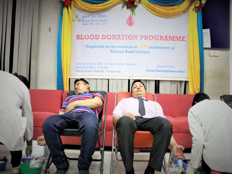 Kumari Bank organises Blood Donation Programme