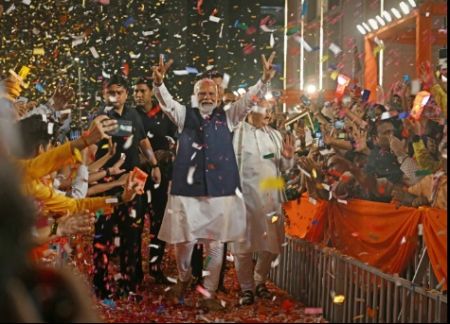 Modi Heads for Victory in India Vote, but no Landslide   