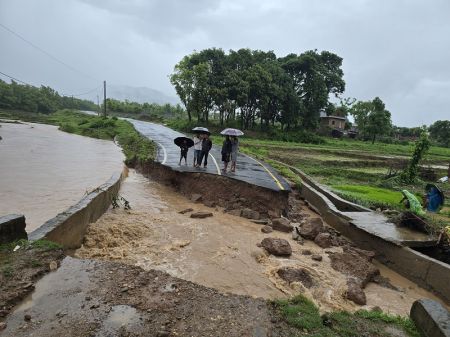 Monsoon-Induced Disaster Affects 163 Highways