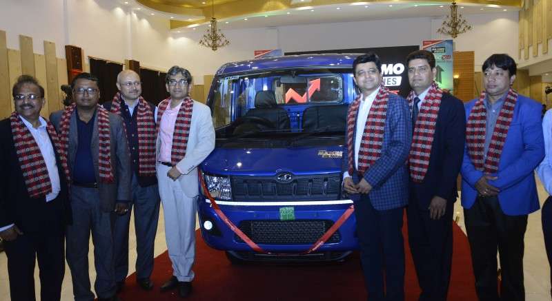 Mahindra’s Maximo Heavy Duty Series launched amid an event in Kathmandu. Photo: Ravi Maharjan/NBA