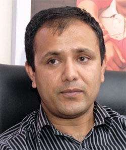 Suman Pokharel, Managing Director Dish Media Network Pvt Ltd