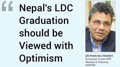 Nepal's LDC Graduation Should be Viewed with Optimism