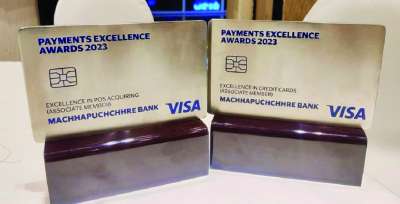 Machhapuchchre Bank Felicitated with Two Awards
