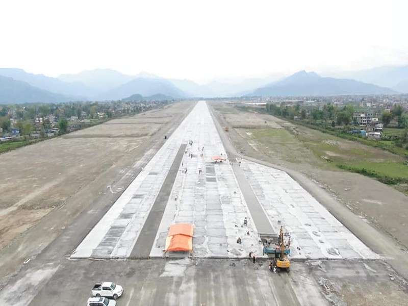 Pokhara International Airport Gets Concrete Runway
