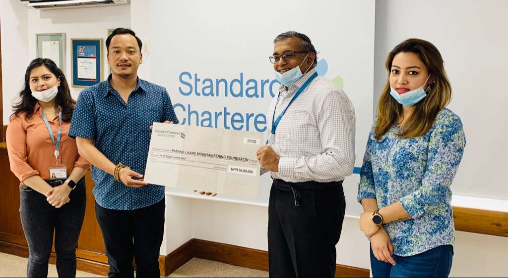 StanChart’s Financial Support to Pasang Lhamu Mountaineering Foundation 