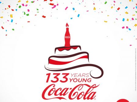 Coca-Cola Turns 133 years