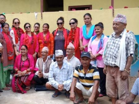Zonta Club builds toilet in Nawalparasi School