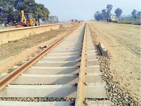 East-West Railway's 90% Work Completed in Sarlahi Section 