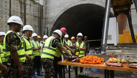 Lendanda Tunnel Under Kathmandu-Tarai Fast Track Completed